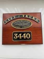Vintage Train Sign 3445 City