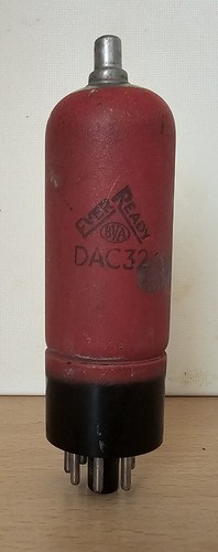 Dac32 diode triode - valve, /
