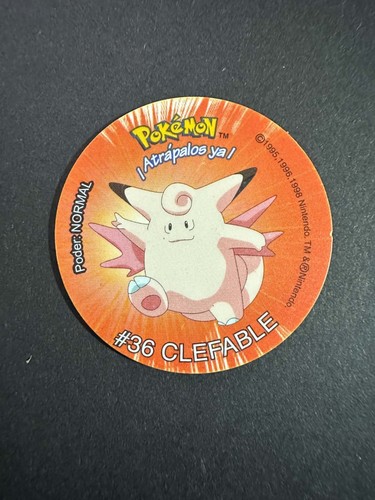 Pokemon tazo clafeable - tazo,