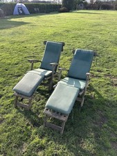 Teak Sun Loungers Steamer