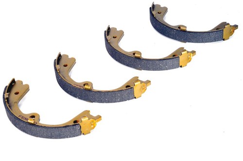 Parking brake shoes set rear - set,