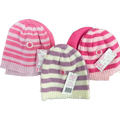 Baby girls winter hat knitted - girls,