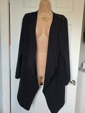 Ladies Black Lace Back Cardigan From Atmosphere Size Xxl 16