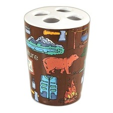 Campsite toothbrush holder - toothbrush,