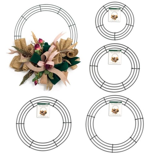 Metal wreath ring frame wire - wreath,