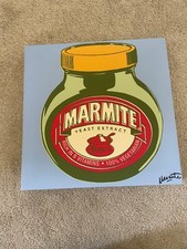 Marmite Canvas Picture King & McGaw 30x30cm Art Artwork Painting