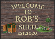Personalised Garden Shed Sign