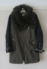 River Island Khaki Green Coat