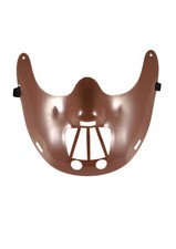 Brown Fancy Dress Plastic Hockey Goalie Mask Halloween Hannibal Costume Lecter