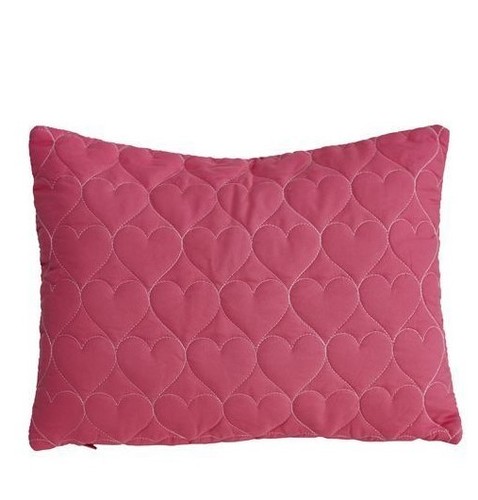 Next pink quilted cushion - pink,