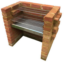 DIY Brick BBQ Kit 67cm x 40cm - Heavy Duty 6mm Stainless Steel Grills