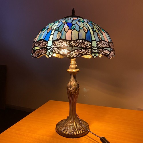 Tiffany blue dragonfly table - tiffany,