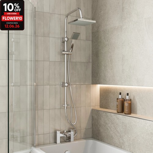 Bathroom square shower mixer - bathroom,
