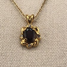 VINTAGE Pendant Necklace Blood
