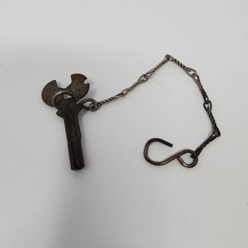 Key with wire chain - wire,