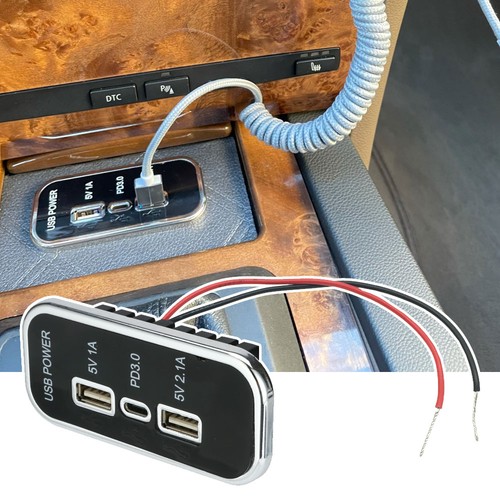 Car parts 3port usb - 3port, type-c