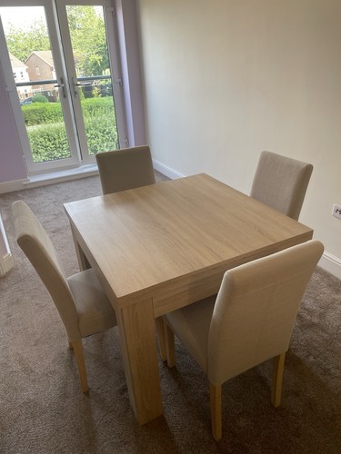 Extendable dining table and - table,