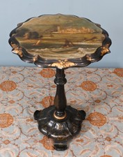 Victorian Painted Side Table 1880 Osbourne House Queen Victoria