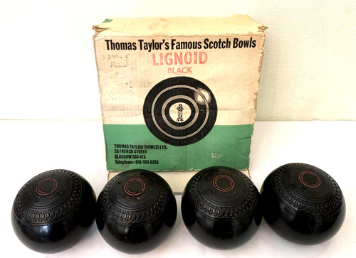 Vintage lawn bowls thomas - vintage,