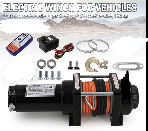Updated electric winch 12v - winch,