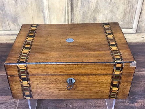 Antique tunbridge ware - antique, inlaid