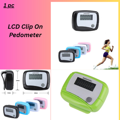 Lcd clip pedometer step - lcd,