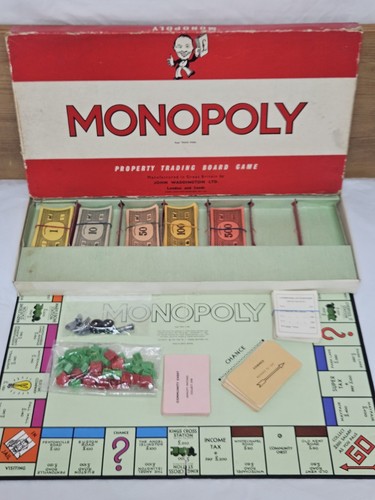 Vintage waddingtons monopoly - waddingtons,