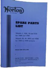 Norton Parts Book 1 16H 18 ES2