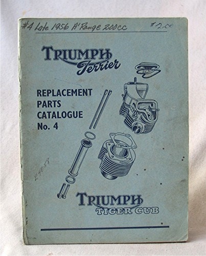 Vintage june 1956 triumph - vintage,