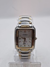 Amadeus Tank Style" S/Steel Quartz Date Watch - AM00121