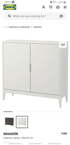 Ikea sideboard white spacious - white,
