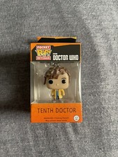 Tenth Doctor Pocket Funko Pop Doctor Who Keychain