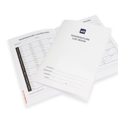 Fridge temperature log books - fridge,