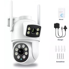 8MP Wireless IP Camera WIFI Outdoor CCTV PTZ Smart Home Security IR Cam IP66 4K
