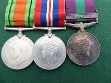 WW11 BRITISH MEDAL GROUP WITH