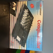 Saitek Kasparov Conquistador Electronic Chess Computer Vintage 1988 Complete