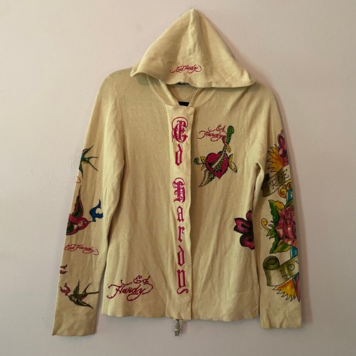 Hardy cream zip sweater - ed, zip-up