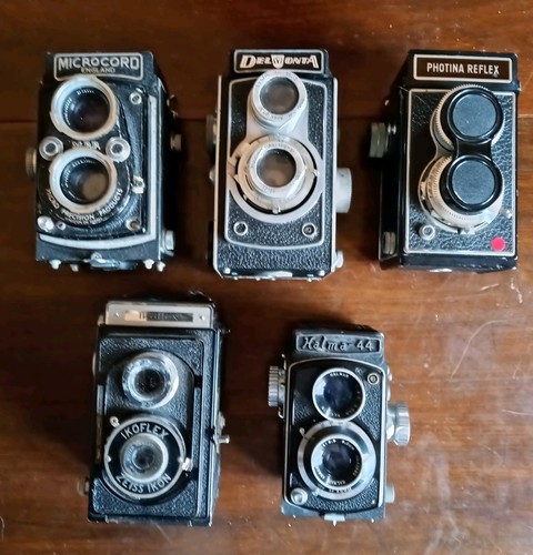Twin reflex film camera - reflex,