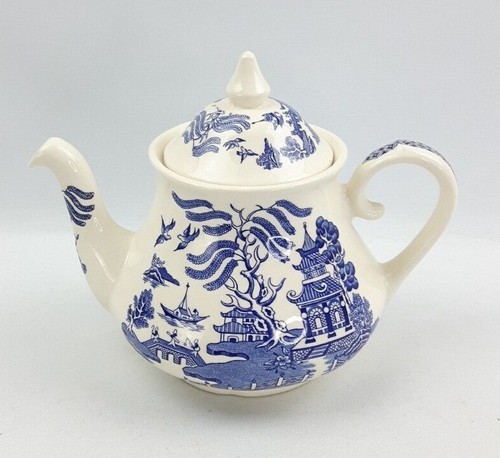English ironstone willow blue - willow,