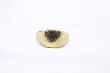 18ct Yellow Gold Plain Signet