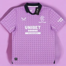 Glasgow Rangers Top Castore UEFA Third Shirt 2021-22 150 Year Anniversary Size L