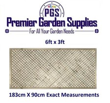 6ft x 3ft Premier Elite Alderley Privacy Chamfered Edged Lattice Trellis Panels