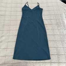 Zara Light Blue Light Summer Satin dress size M