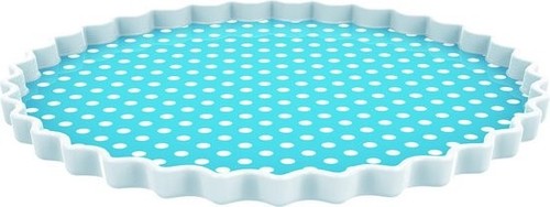 Zak designs dotty cake plate - cake,