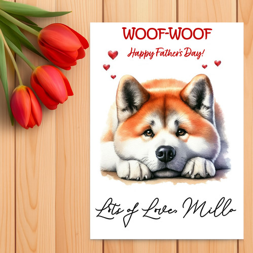 Personalised akita inu - personalised,