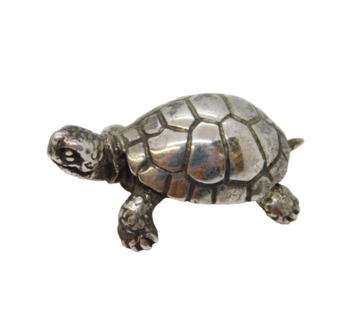 Italian sterling silver turtle - italian,