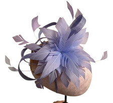 Women Flower Feather Hair Hat