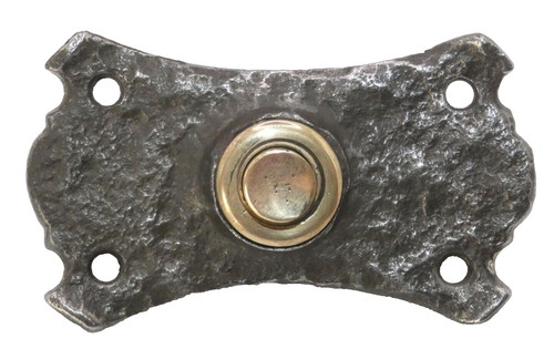 Antique cast iron door - , bell