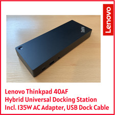 Lenovo 40AF USB-C Dock Gen 2 | 135W PSU | 10Gbps USB Cable | Dual 4K Display