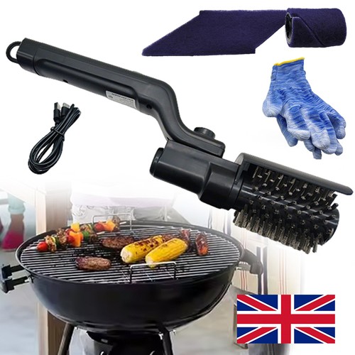 Electric grill cleaning brush - cleaning,